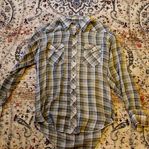 Vintage Wrangler button up Western shirt